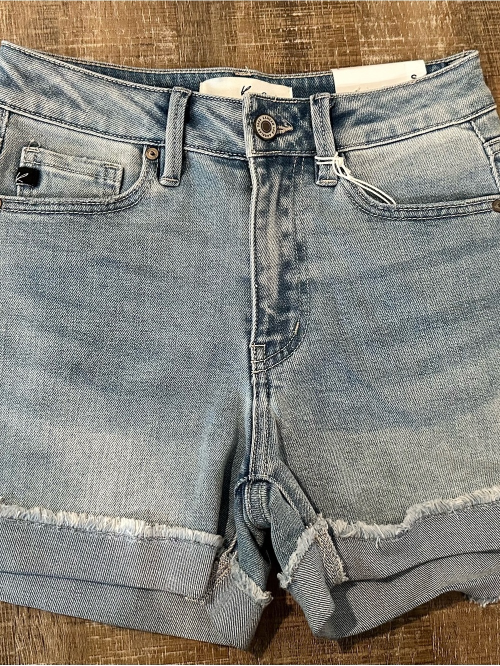 KanCan Light Wash Denim Jean Shorts